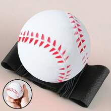 1 Pack Rubber Bounce Ball With Wrist Strap (Soccer/Basketball/Baseball/Tennis) - A Wrist Elastic Ball Strap Rope/Without Rope Fitness Ball Swing Ball Wrist Strength Ball Hand Eye Coordination Exercise Toy Outdoor Sports Toy, Stress Relieving Toys, And Flexible, Indoor Toys, Holiday Gifts, Elderly Fitness Toys, Hand-Eye Coordination Training, Wrist Strengthening, Outdoor Sports & Fitness For People - Multicolor - View 7