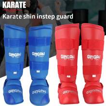 GINGPAI Karate Shin & Instep Guards For Adults And Youth, Unisex Training Foot Protection For Karate And Taekwondo - Multicolor - View 3