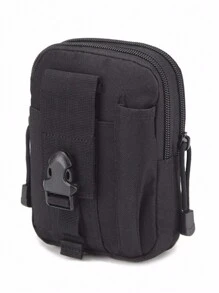 Bolsa de cintura multifuncional para deportes al aire libre, bolsa de cintura impermeable de camuflaje para accesorios de ciclismo, bolsa para teléfono móvil.