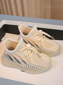 Zapatillas deportivas casuales para bebés/niños pequeños, zapatillas de correr para primavera/otoño, zapatos versátiles de un solo toque para pre-caminantes unisex