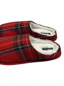 PANTUFLAS CALIENTITAS PARA CABALLERO. PANTUFLAS CALIENTES Y COMODAS PARA HOMBRE - Rojo - Ver 3