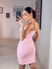 Strapless Dress - Baby Pink - View 2