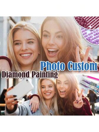 Personlig diamantmålning | Helrund & fyrkantig strassmosaik, anpassat fotobroderi DIY-kit, fantastisk 3D-effektkonst för hem- eller kontorsinredning, vacker present till nära och kära, multifunktionell, mögelresistent, dekorativ, återanvändbar, utsökt, snygg, högkvalitativ, bedårande, modern, anpassad, unik, personlig, perfekta presenter till honom, perfekta presenter till henne, henne, pojkvän, flickvän, pappa, mamma, familj, vänner, son, dotter, barn, kök, matsal, sovrum, kontor, vardagsrum, hem, trädgård, tesalong, för årsdagar, för födelsedagar, för inflyttningsfest, för examen, skolmaterial, hem & boende, hemsök ditt hem, souvenirer, återanvändbar, bedårande, högkvalitativ, elegant boende