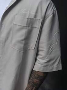 Men's Summer Short Sleeve Letter Print Polo Shirt, Fashion