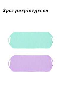 Long Exfoliating Back Scrubber Loofah With Handles, Back Exfoliato Washcloth Exfoliating Body Scrubber Back Scrubber, Stretchable Pull Strap For Women Men Body Deep Cleaning Massages For Shower Japanese Bath Wash Cloth Korean Exfoliating Luffah Towel Beauty Washcloth Sponge Loofah Body Scrub Home Bathroom Decor Fall Decor Back To School