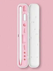1 pieza Caja de almacenamiento para Lápiz Apple, compatible con la 1ra y 2da generación, incluye adaptador y cubierta para la punta, portátil