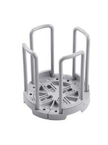 Expandable Kitchen Storage Rack With Drainage - Plastic Dish Rack - Multicolor - View 4