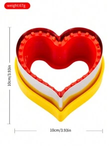 1 buc. Formă pentru sandvișuri în formă de inimă