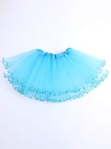 1pc Solid Color Mesh Skirt, 30cm For Teenagers, 40cm For Adults, Breathable, Semi-Transparent, Disposable, Thin Double Layer, Korean Style Drawstring Skirt, Suitable For Outdoor, Ballet, Party, Christmas, Cosplay, Tulle Skirt, Running Skirt, Princess Skirt, Wedding Decoration Underskirt Valentine's Day Accessories - Multicolor - View 5