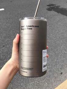 1pc 20oz Double Wall Stainless Steel Tumbler With Lid And Straw, Unisex Holiday/Birthday Gift, Suitable For Bicycle, Backpack, Office, Car, School, Party, Camping