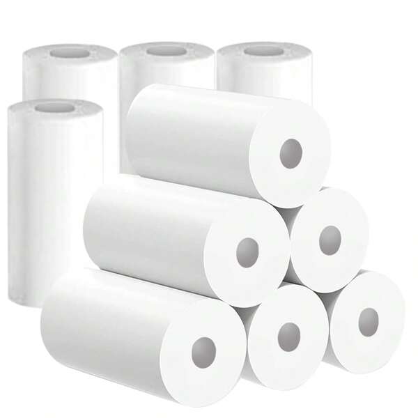 5/10/20 Rolos de papel, usados para impressão instantânea em câmeras infantis, adequados para câmeras de impressão instantânea infantis, registrando o momento da impressão. Dia das Crianças, Solstício de Verão, Temporada Escolar