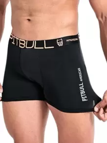Pitbull American Kit With 10 Microfiber Men's Boxer Briefs Adult Men's Boxer Briefs Underwear PITBULL - 黑色 - 查看 1