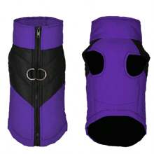 Big Dog Jacket For Small Medium Large Dogs Cats Winter Warm Clothes Waterproof Coat Labrador Golden Retriever Pug Pet Outfits - Grey - View 5