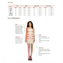 QueenLine Handmade Sexy Strapless Backless Floral Embellished  Celebrity  Mini Bandage Bodycon Dress - Red - View 11