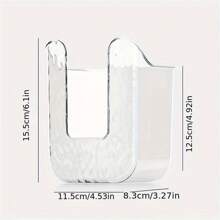 1 pezzo Porta fazzoletti da parete, Dispenser quadrato in plastica per salviettine umidificate, Organizer porta carta igienica senza fori, Adatto per bagno, cucina, camera da letto, auto, viaggi, porta fazzoletti in ceramica, contenitore per fazzoletti, porta tovaglioli, ideale per feste in famiglia, decorazione da tavolo in cucina, camera da letto, sala da pranzo, accessori decorativi per la casa, scatola decorativa, regalo per matrimonio per donna, deve avere per viaggi estivi e vacanze