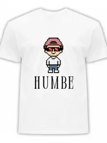 Camiseta Humbe 18 Tejido Transpirable 220g algodón pesado - Blanco - Ver 1