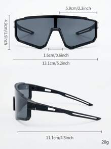 1 Stück Kindermodebrille, 2025 neue stilvolle Kinder Fahrrad, Ski, Klettern klassische integrierte Schutzbrillen, geeignet für Reise Outdoor Sport Aktivitäten