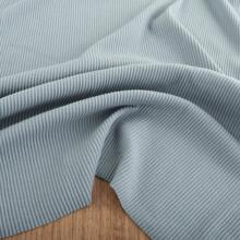 Baumwollfaden gestreifte texturierte Stoff mit großer Dehnbarkeit, Strickstoff für selbstgemachte Kleidung, Röcke, Hüte, Stoff mit fester Umhüllung, gute Qualität - Mehrfarbig - Übersicht 15