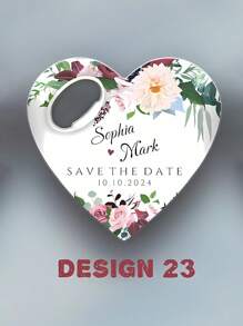 Custom Bottle Opener Wedding Souvenirs For Guests, Unique Wedding Favor Wholesale Magnets, Engagement Favor Save The Date Magnets,Heart Shape Wedding Thank You Favor,Magnetic Bottle Opener, Custom Wedding Gift, Wedding Gift, Thank You Favor Souvenirs, Bottle Opener(24 Designs),Multi-Functional, Ornamental,Anti-Mold,Reusable,Adorable,High-Quality,Cute,Vintage,Colorful,Customized Bottle Openers & Bottle Opener Accessories,Home Refresh - Multicolor - View 24