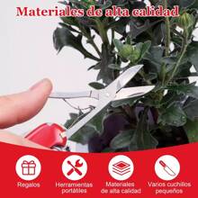 Navajas Multiherramienta De Acero Inoxidable Para Camping  17 EN 1 - Rojo - Ver 7