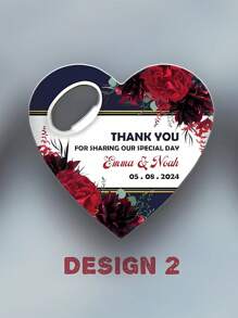 Custom Bottle Opener Wedding Souvenirs For Guests, Unique Wedding Favor Wholesale Magnets, Engagement Favor Save The Date Magnets,Heart Shape Wedding Thank You Favor,Magnetic Bottle Opener, Custom Wedding Gift, Wedding Gift, Thank You Favor Souvenirs, Bottle Opener(24 Designs),Multi-Functional, Ornamental,Anti-Mold,Reusable,Adorable,High-Quality,Cute,Vintage,Colorful,Customized Bottle Openers & Bottle Opener Accessories,Home Refresh - Multicolor - View 34
