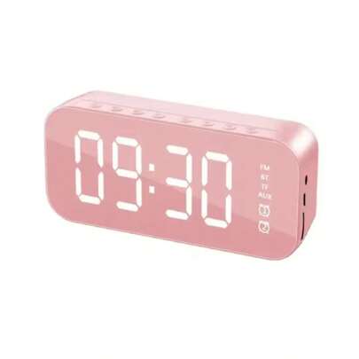 Reloj Despertador Digital Multifuncional con Bluetooth y Radio FM