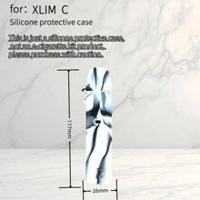 1 件硅胶套适用于 Oxva Xlim C Pod Vape 套件，柔软硅胶保护套，带翻盖 - 彩色 - 查看 8