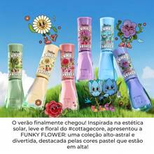 Kit Esmalte Dailus Cores Pastel Coleção Funky Flower Lançamento 4 Cores