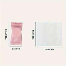 50/100pcs Disposable Compressed Towel Portable Travel Non Woven Face Towel, Water Wipes, Outdoor Wipes, Candy Towel - Multicolor - View 2