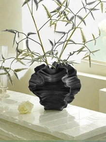 1 件白色花形潘帕斯花瓶，简约波西米亚北欧风格，适合现代农舍装饰、客厅、厨房、壁炉架、卧室、餐桌、办公室最佳礼物 - 彩色 - 查看 7