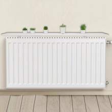120cm White Radiator Shelves, Including Easy Fit Brackets Shelf Sizes - Variant1 - View 6