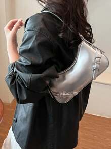 1 pièce Sac d'épaule pour femme, sac baguette haut de gamme unique de niche