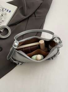 1 pièce Sac d'épaule pour femme, sac baguette haut de gamme unique de niche