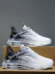 Zapatillas deportivas para hombre, diseño moderno que interpreta el estilo cool. - Blanco y Negro - Ver 4