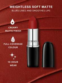 MAC 0.1oz/3g Matte Lipstick #602 Chili Red, Retro - [Bullet] 602 Small Pepper - View 6