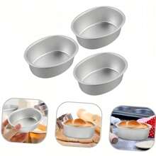 购买前请确认产品尺寸是否合适,可选1件套/3件套/5件套。这款椭圆形铝制烘焙套装不粘且适用于烤箱,非常适合制作芝士蛋糕、果酱、布朗尼和面包——是情人节、圣诞节和日常烘焙的理想之选。本产品并非通用型号,购买前请确认产品尺寸是否合适。 - 彩色 - 查看 7