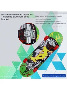 Finger Skateboard, alliage anti-stress et plastique, mini skateboard créatif, jouet de bureau, cadeau d'anniversaire, cadeau de Pâques, cadeau de vacances, cadeau parfait, cadeau
