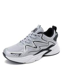 新款时尚男士户外篮球鞋，橡胶底舒适透气运动鞋