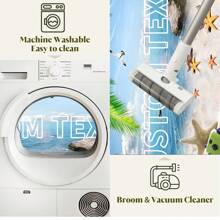 1pc Customizable Wave & Beach Print Doormat, Personalized With Text, Suitable For Kitchen, Laundry Room, Hallway, Entryway, Bathroom, Indoor Home Decor - Blue Multicolor - View 3