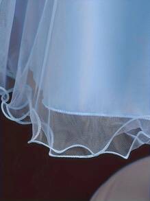 青春期女孩奢华短款派对礼服花童婚礼生日场合时尚，适合所有季节 - 藍色 - 查看 8