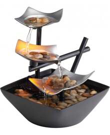 Fuente Casual de Iluminación Colgante Plateada - 1 - Ver 5