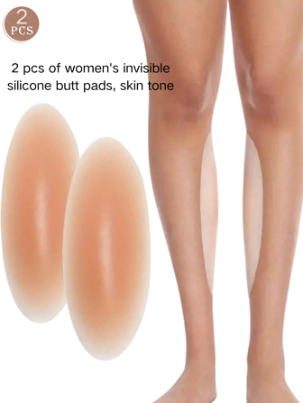 YIYANG 2 piezas (Almohadillas de silicona de doble uso para apoyar los glúteos y los muslos) Diseño invisible, almohadillas de silicona reutilizables para los glúteos, adecuadas para mujeres de todas las formas y tamaños.