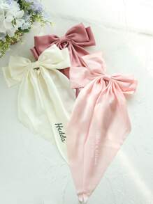 1 pièce Nœud de cheveux personnalisé avec votre nom Nœud de cheveux en monogramme doré personnalisé avec nom Nœud de cheveux en velours pour fille Accessoires pour cheveux femme Nœud de cheveux de mariée personnalisé Nœud de cheveux monogramme Cadeau pour elle Cadeau de mariage
