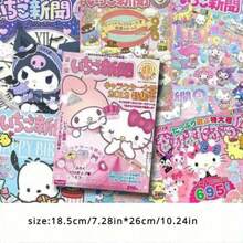 24-Piece Hello Kitty Poster Set - Anime Themed Wall Art DIY Room Decor Home Decor Wall Decor Bathroom Decor Kitchen Home Decor Living Room Wall Paper Wall Stickers House Decor Bedroom Decor Room Decoration Stuff Living Room Decor Back To School School Supplies