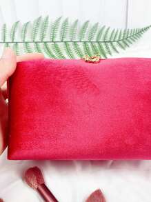 Customized Plush Makeup Bag, Personalized Fashion Plush Cosmetic Bag With Customizable Images And Text, Portable Plush Handbag, Suitable For Travel, Minimalist Toiletry Bag, Makeup Pouch - Multicolor - View 9