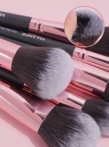 MAANGE 30pcs Professional Makeup Brushes Set Including Foundation Mineral Powder Blush Brush Contouring, Highlight, Eyeshadow Details Brushes Make Up Tool Kit Soft Fiber Comfortable Handle For Travel, Makeup Reapply, Valentine's Day Gift - 黑色 - 查看 6
