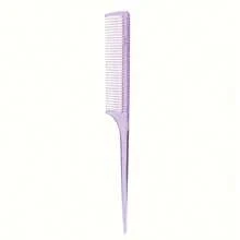 Transparent Crystal Clear Comb - Rat Tail Design For Normal And Relaxed Hair - Travel Essential -- Valentine's Day