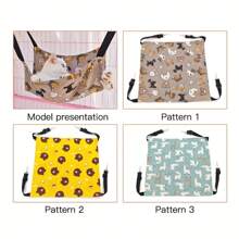 New Cat Hammock, Reversible Cat Swing Bed, Cage Hanging Pet Bed, Suitable For All Seasons Puppy Keep Dog Bed Cat Bed - Multicolor - View 7