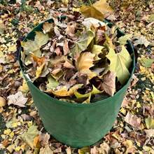 2 piezas/1 pieza Bolsa grande reutilizable de hojas, bolsa impermeable y antioxidante para césped, bolsa de residuos plegable de gran capacidad para el jardín, bolsa recolectora de polvo para jardín, bolsa de jardín para recoger hojas, bolsa de jardín de gran capacidad, bolsa de basura de hojas para piscina y jardín, bolsa comercial de reciclaje de basura