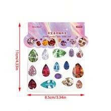 Pegatinas DIY para scrapbooking, pegatinas de material PET adecuadas para diarios, agendas, tarjetas, tumblers, teléfonos, pegatinas decorativas